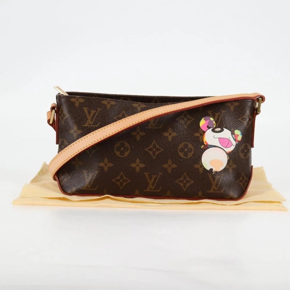 LOUIS VUITTON Monogram Panda Trotteur Shoulder Bag M51241 LV Auth 131094SV - Picture 2 of 14